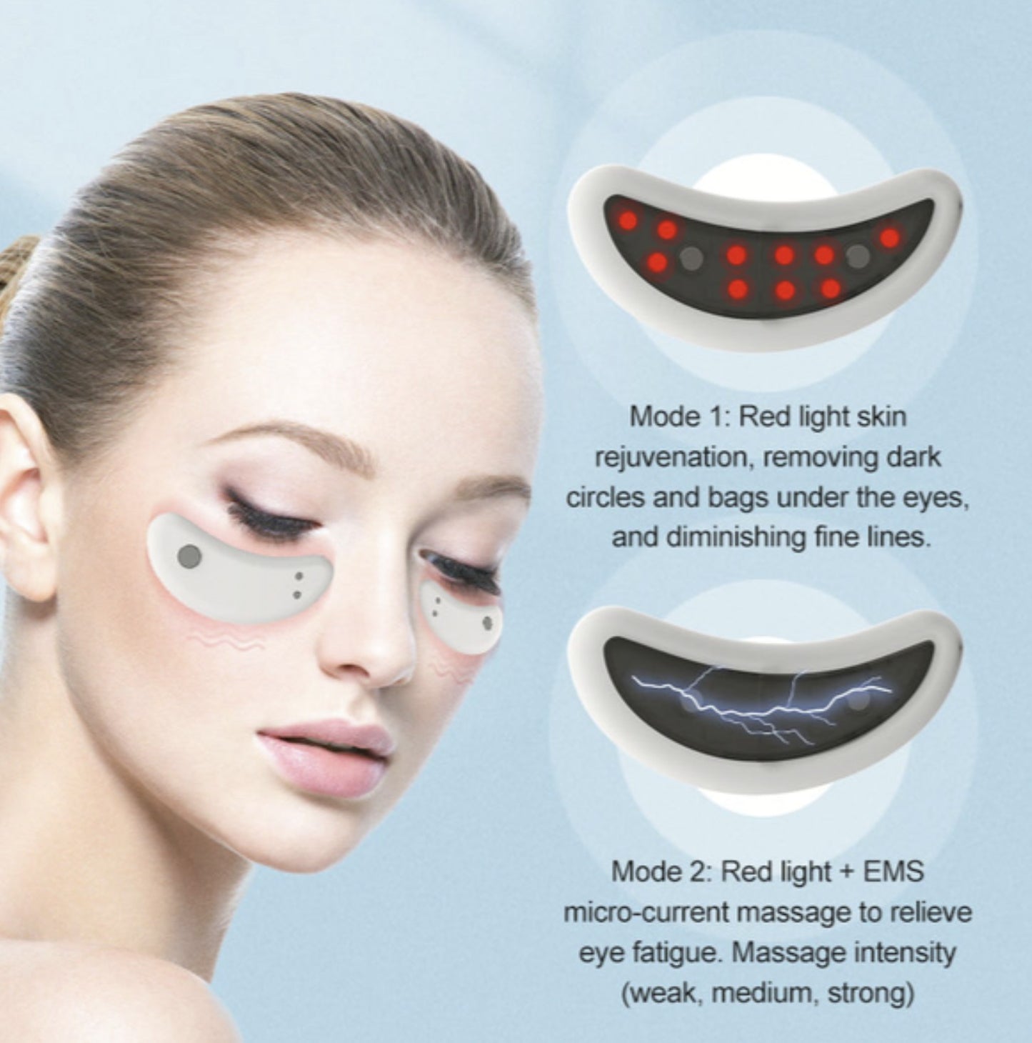 Red Light Therapy Eye Care Ems Massager